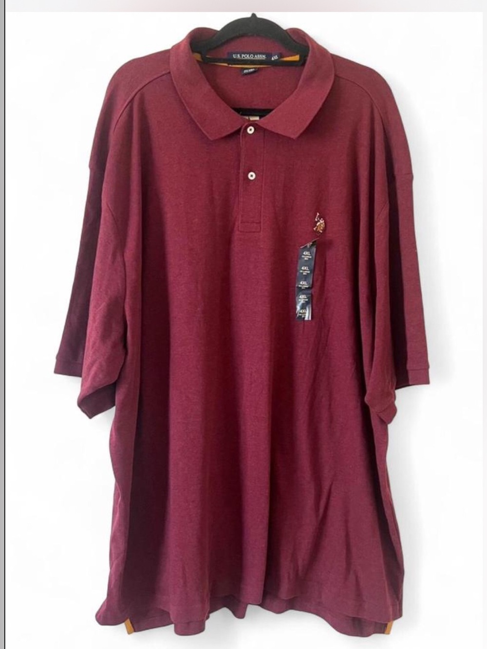 U.S. Polo Assn. Men's Burgundy Polo Short